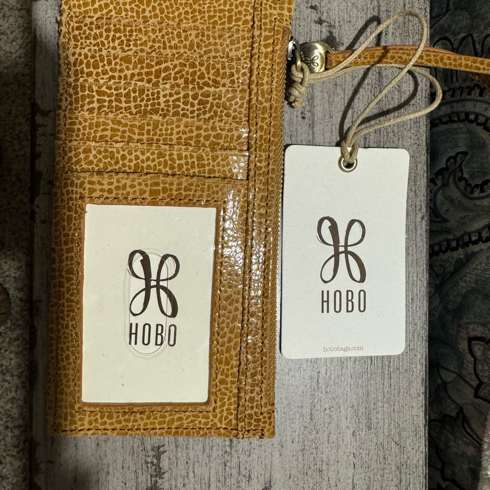 HOBO Honey Textured Leather Wallet